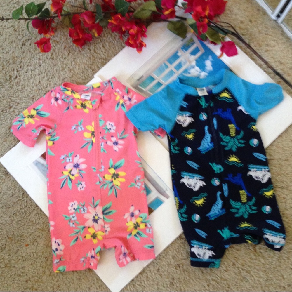 Pair of swim outfits